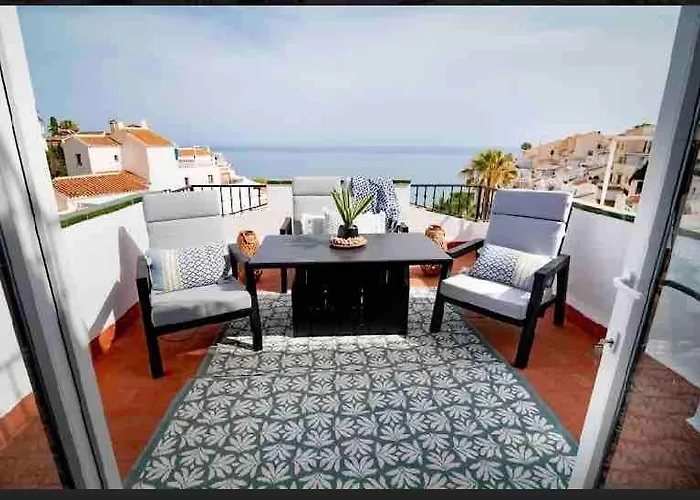Lägenhet Panoramic Sea & Views Luxury 2 Bedroom Nerja